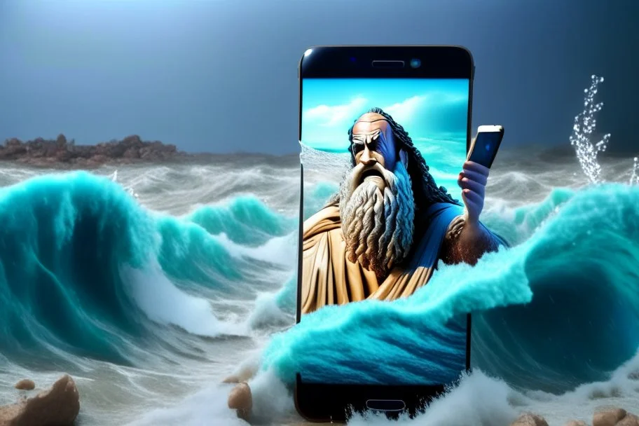 4k IF MOSES HAD A SMARTPHONE. ABOUT TO SPLIT THIS SEA