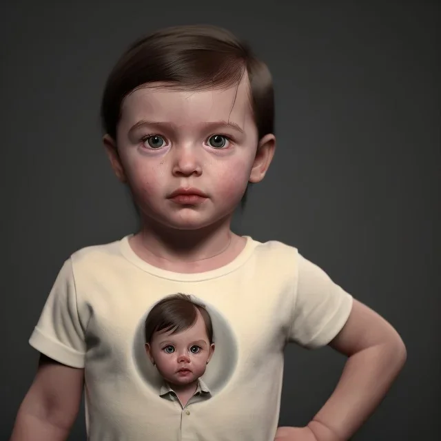 Tarkovsky toddler, full body, dramatic lighting, hyper realistic