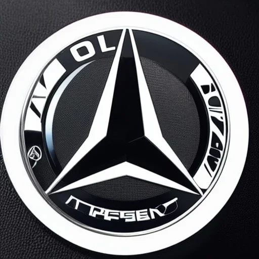 mercedes racing logo round badge