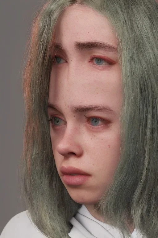 Billie Eilish, in my underpants, photorealistic, 8k