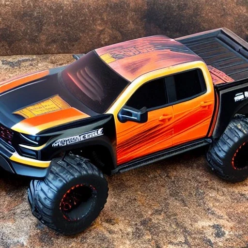  2021 Chevy Raptor Mega Truck 540ci Big Block 4x4 by Hot Wheels Monster Trucks