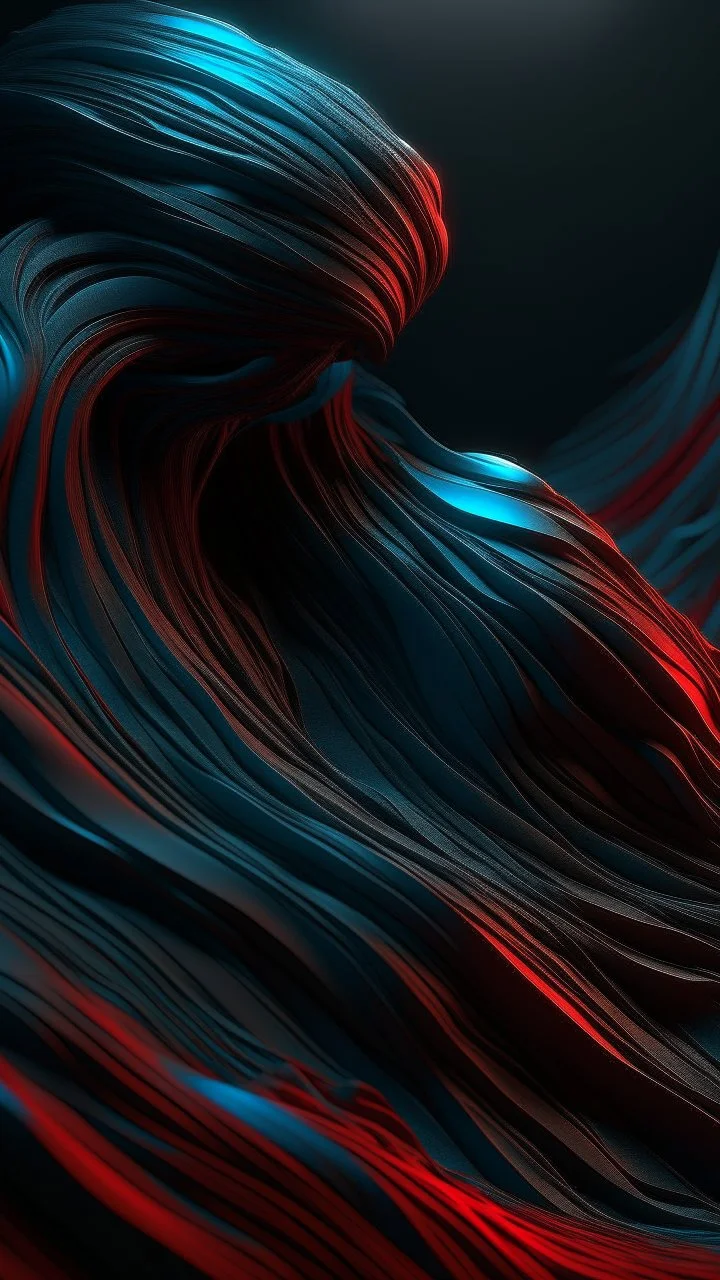 3d,more grey,less blue,dark mode, wallpaper,,background,design,paint,abstract,flow,thin red streak