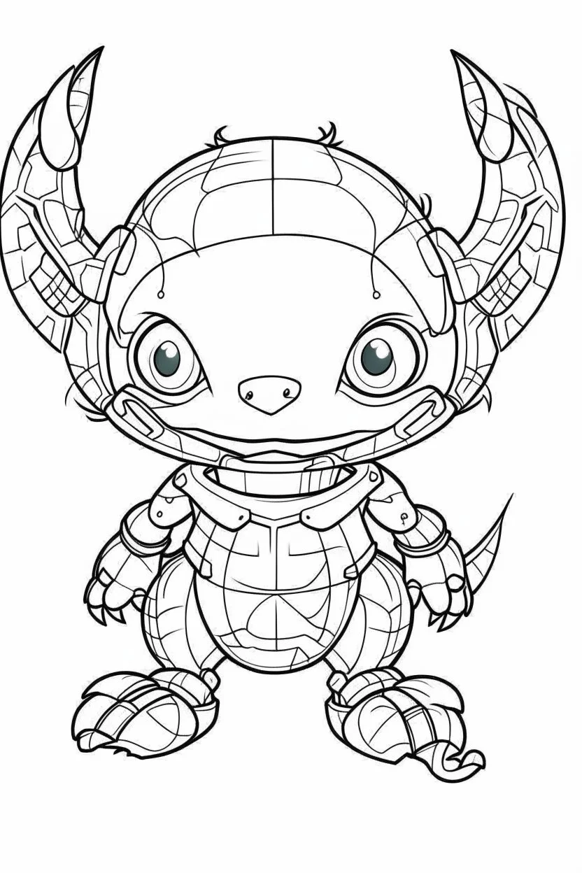 outline art for Malarkey coloring pages with sitch, white background, Sketch style, full body, only use outline, adult style, clean line art, white background, no shadows and clear and well outlined.