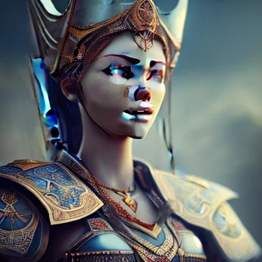 portrait of a warrior with ottoman beautiful girl themed armour, extremely detailed, UHD, 8k,The close-up camera effect,sharp focus, perfect position,hyperphotorealistic, unreal engine 5, octane render