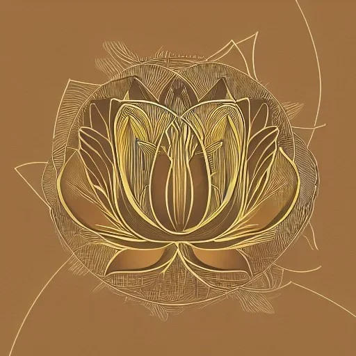 Lotus flower illustrator, packaging