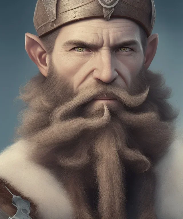 close-up portrait, Viking style, realistic, 8K, a Highly detailed face of a man, beard, long, sword