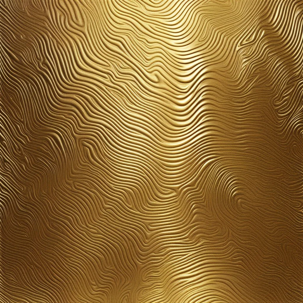 Hyper Realistic Groovy Golden Texture.