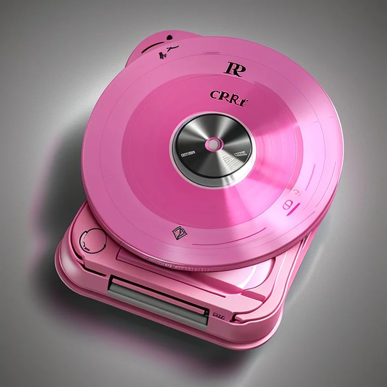 Pink CD-R design