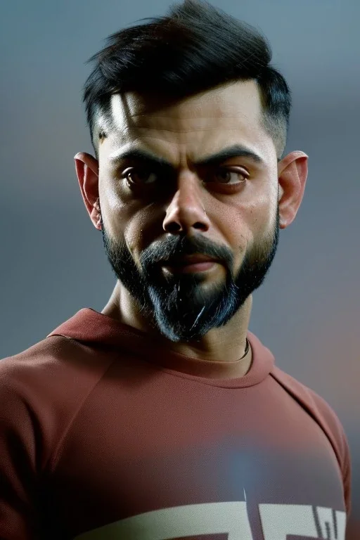 Virat Kohli, highly detailed, cinematic 16k