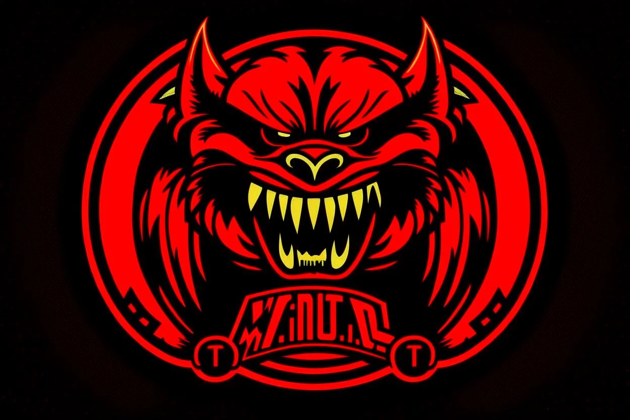 "Lil Monsters" basketball team logo