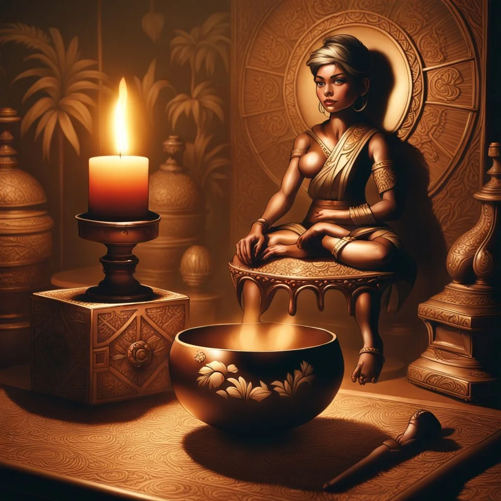 refine and improve this image, do this in hawaiian aesthetic