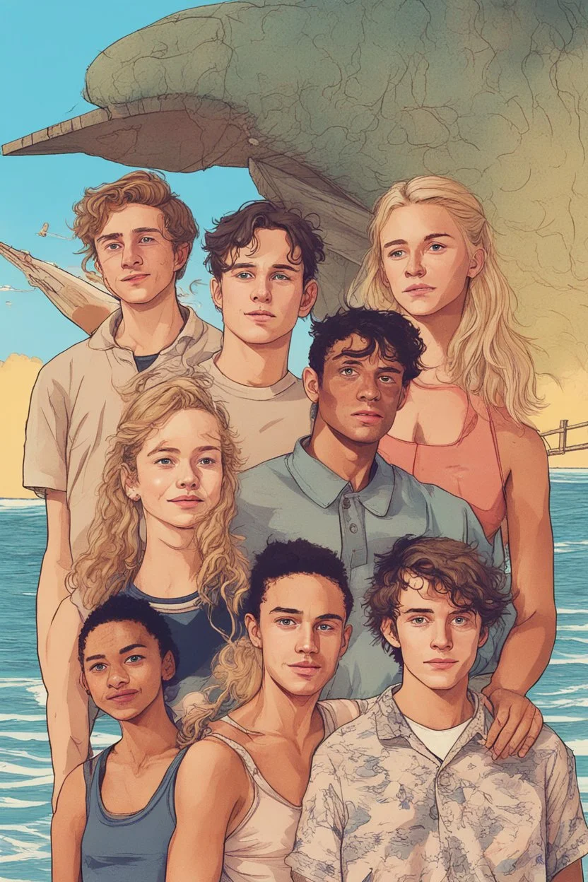 Netflix's Outer Banks cast But they’re all British