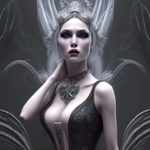 a beautiful gothic woman turning into a raven, 8k resolution, high-quality, fine-detail, color, intricate, realistic, sharp, crisp, digital art, detailed matte, volumetric lighting, illustration, octane render, brian froud, howard lyon, Anne Dittman, Anne Stokes, Lisa Parker, Selina French