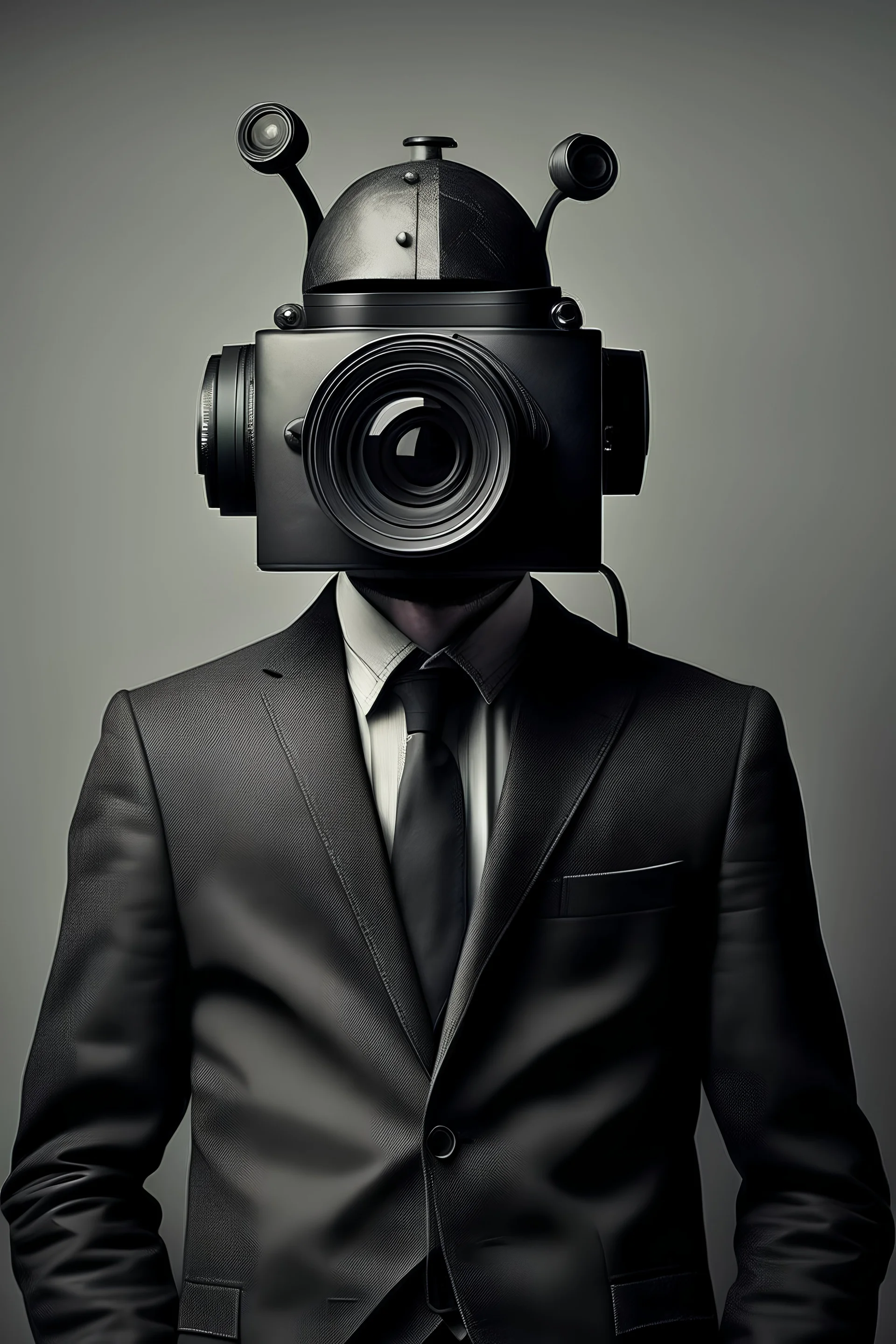 Man with camera head | @ix2zmje5cggk