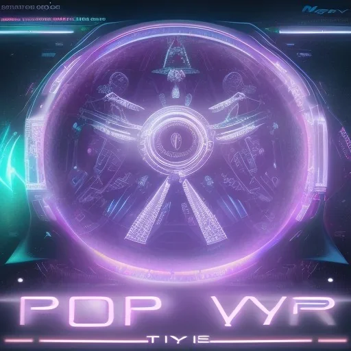  virtual reality with glowing PRP logo