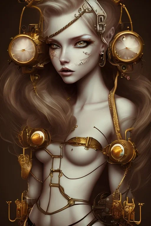 girl darkness sad steampunk