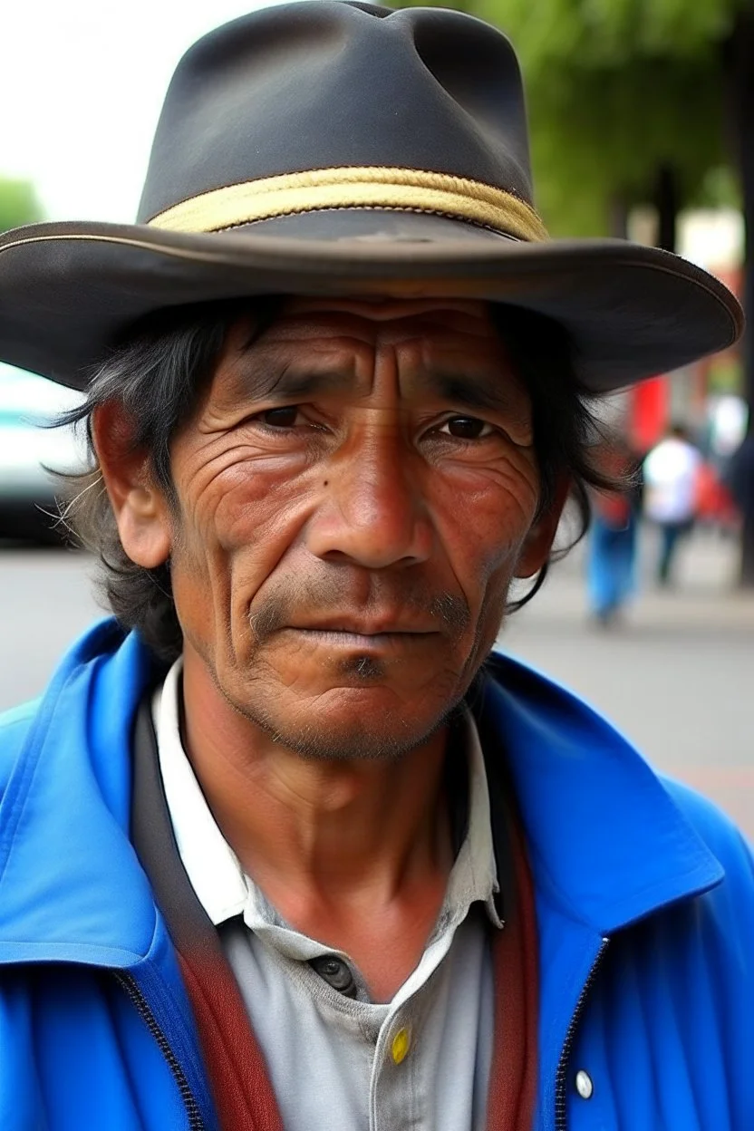 Estereotipo de persona oriunda de Argentina. Está alegre