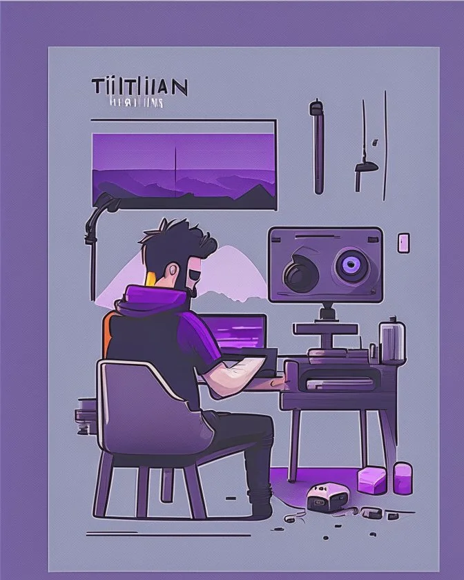 Twitch streamer planning minimalist