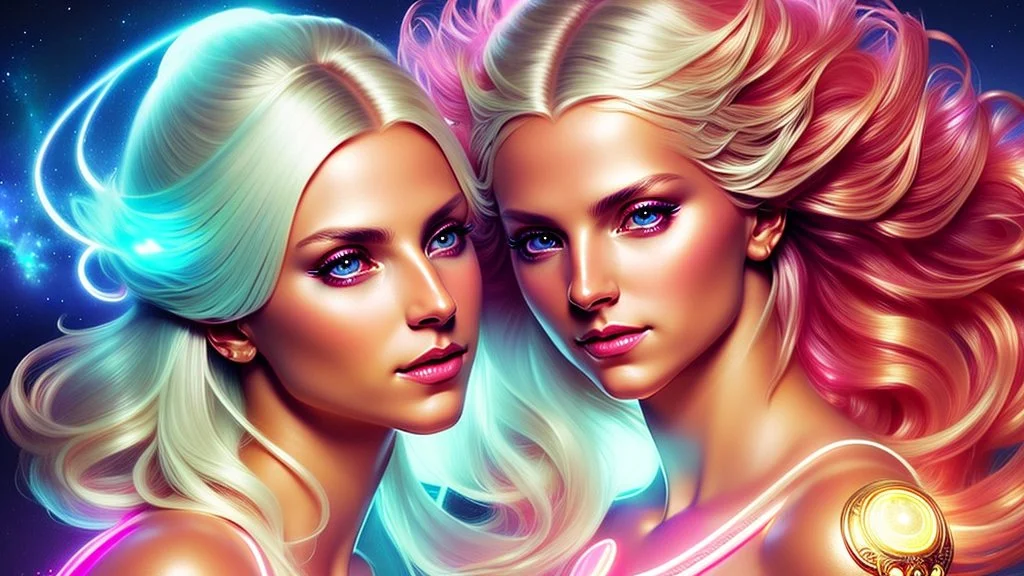 Lexica Aperture v2 Hyper detailed ultra sharp, trending on artstation, vibrant aesthetic, smiling blonde ethereal subtle (((smiling)))+++ luminous heavenly goddess, angel, colorful, psychedelic, ornate, intricate, digital painting, concept art, smooth, sharp focus, illustration, not human anthropomorphic alien cyborg, art by artgerm and greg rutkowski and h. r. giger, louis royo, salvador dali, 8 k, unreal engine 4