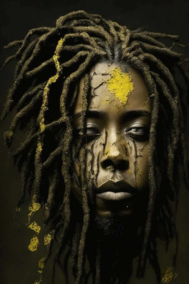 ethiopian dreadlock kintsugi face albumart