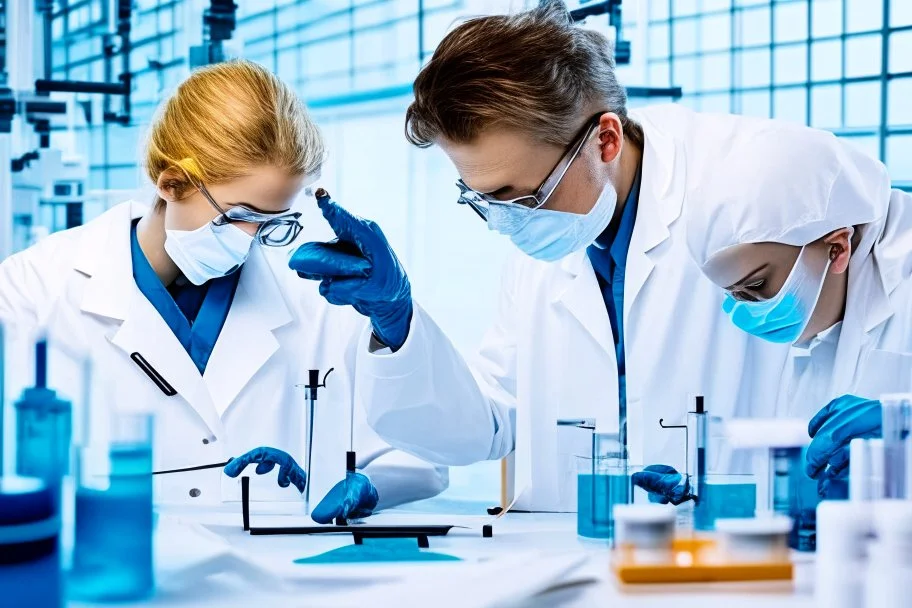 علماء يعملون في المختبرات