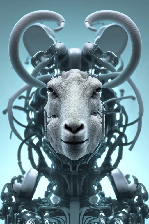 sheep brain cyborg, matrix style