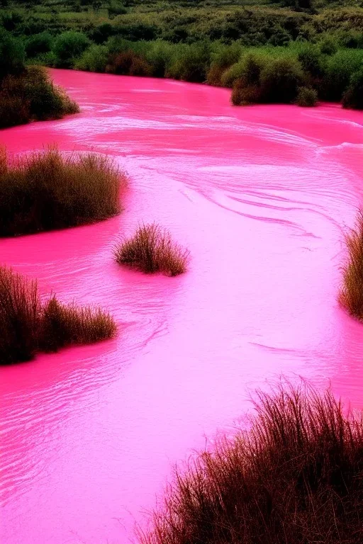 pink river