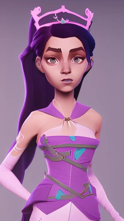 Introduction to Princess Penelope, cartoon,3D