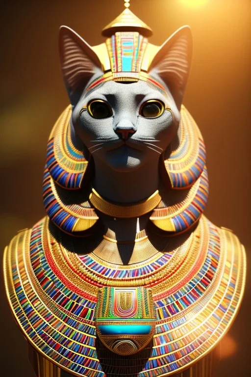 kente scene,Egyptian Cat, jewelry, realistic, thread, embroidery, octane render, high detail