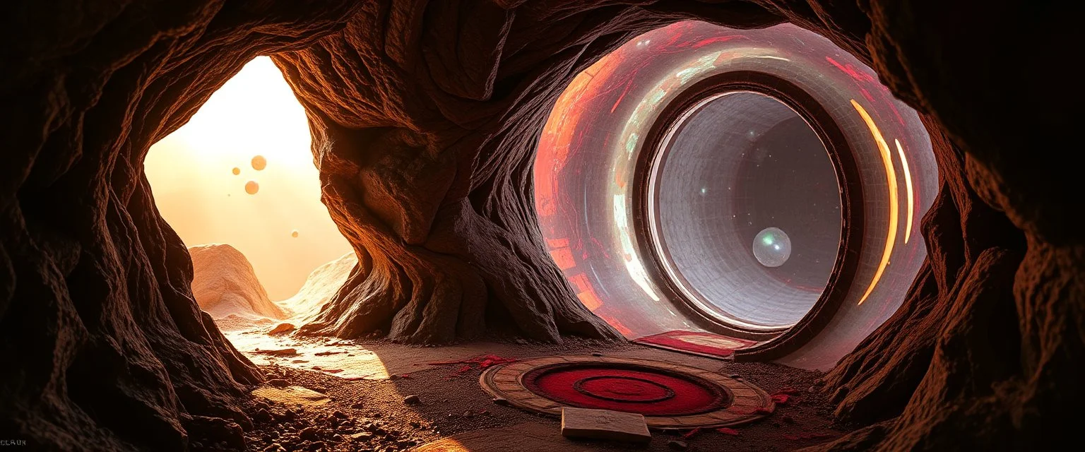 enter the strangest bubble doorway to weird dimension