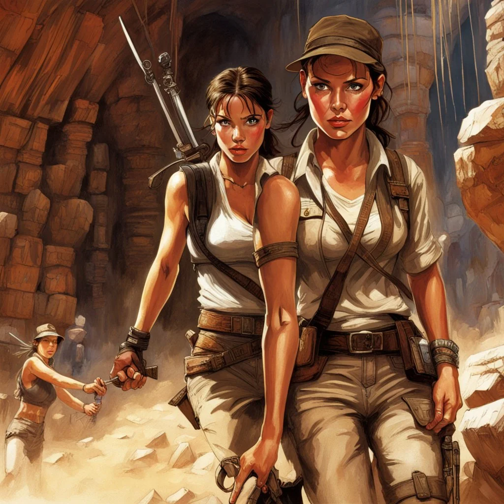 Lara Croft and the Tomb Raiders of the Lost Ark