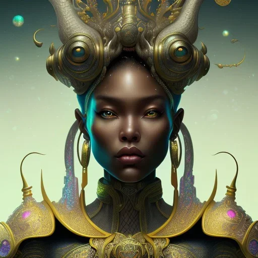 sango fantasy, fantasy magic, intricate, sharp focus, illustration, highly detailed, digital painting, concept art, matte, artgerm and paul lewin and kehinde wiley, masterpiece sexy lips Asian afro lips black African lady body Asian Dragon head silver bright rain lady outer space pretty skull head