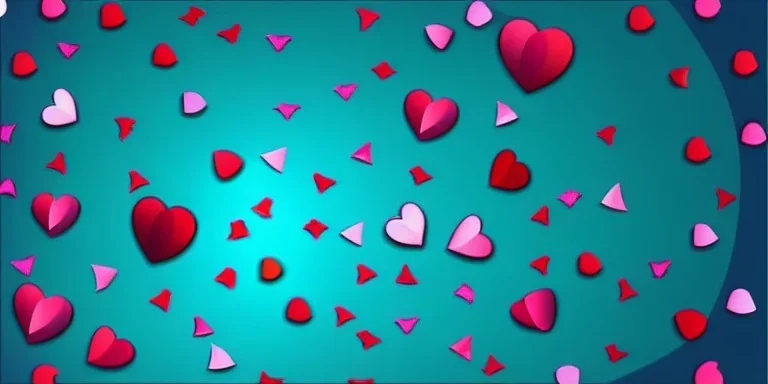 Vector Valentines day background banner - abstract vector panorama vector background vector art