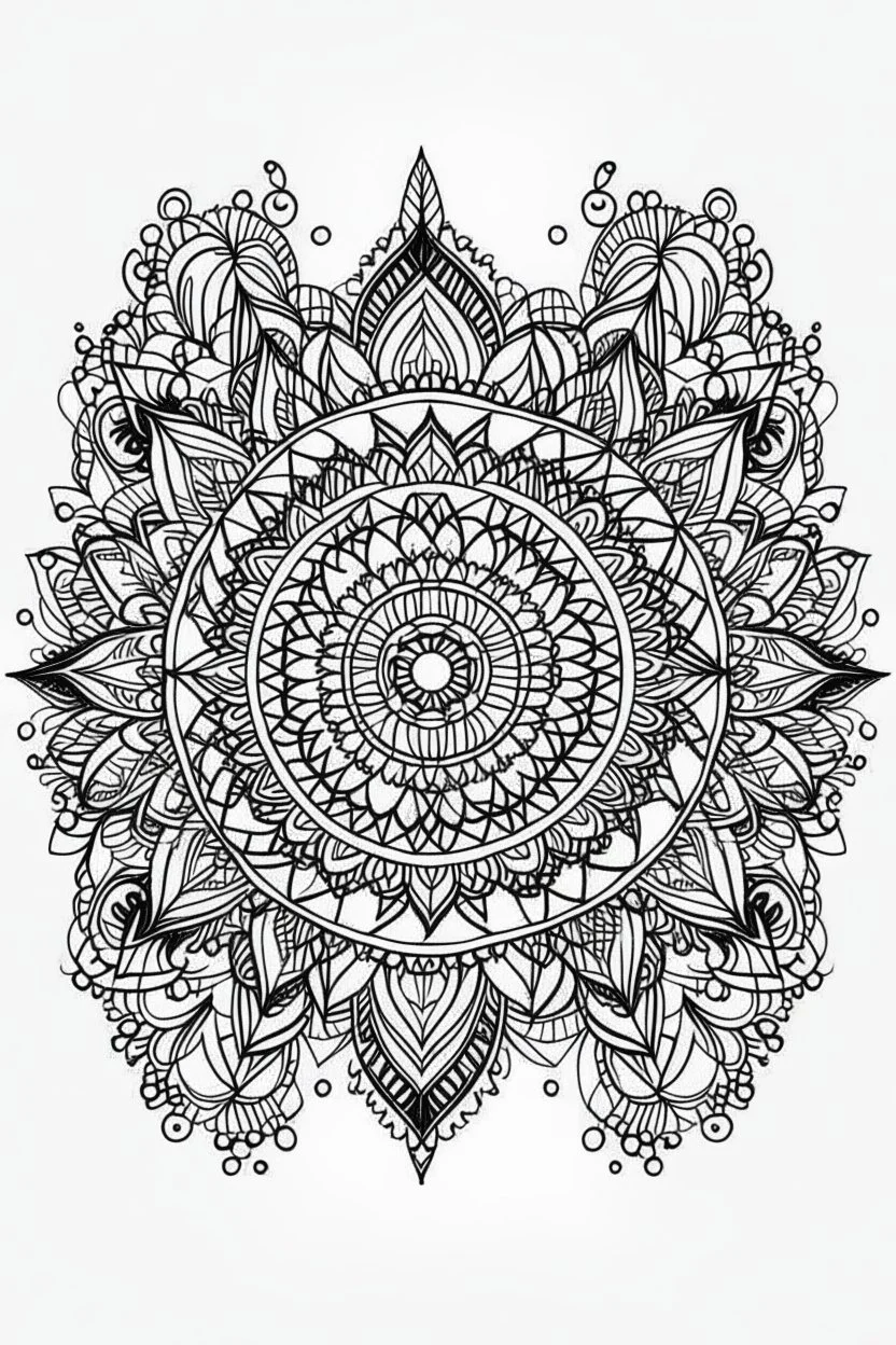 minimalist mandala idea, line art, background, vector, svg, black outline on white background, leave plenty of white space beetween lines for coloring, tattoo style, tattoo idea,full body, minimalist