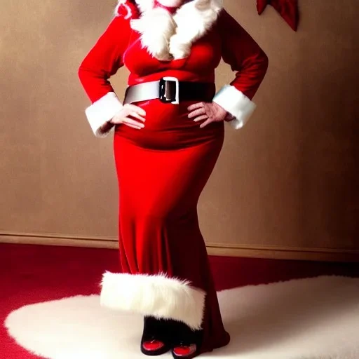 lusty, gorgeous Ms. Claus