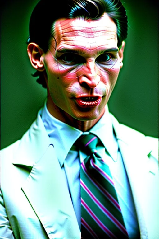 patrick bateman as a monkey