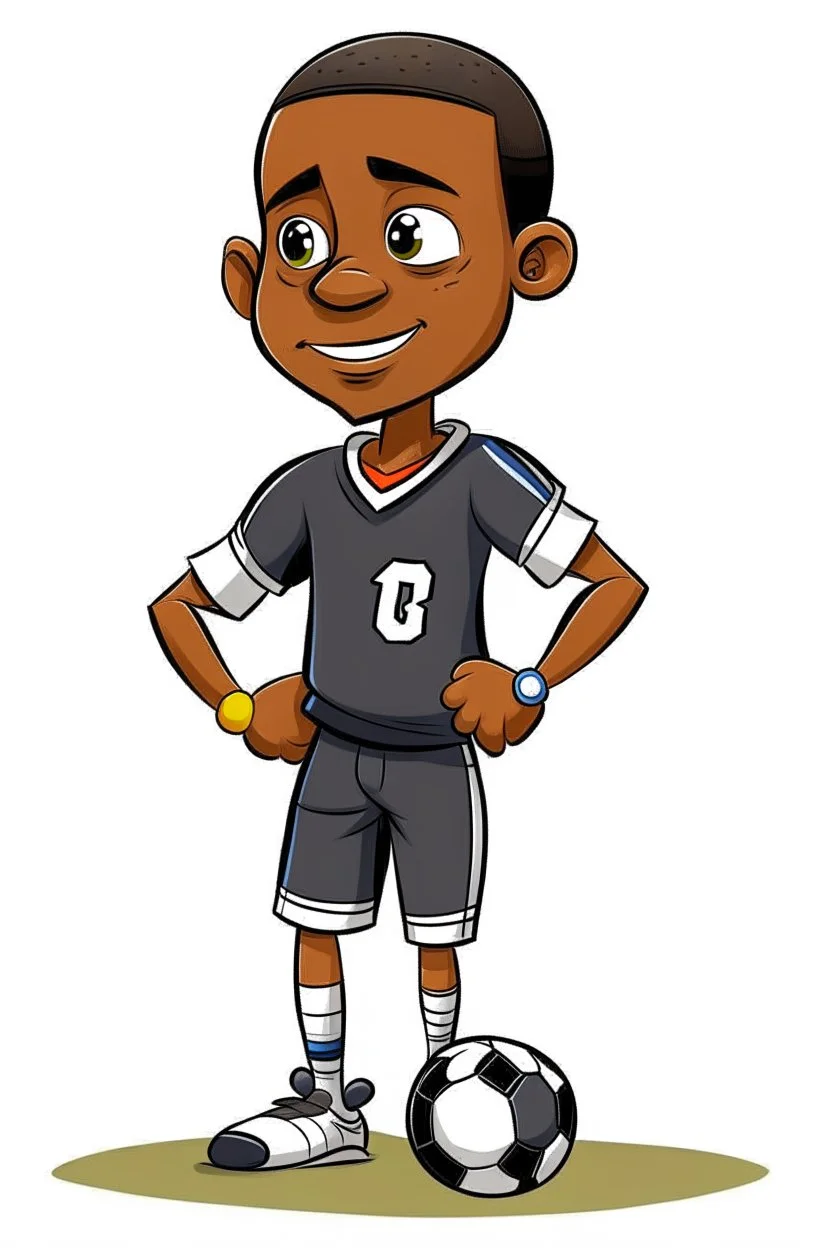 Charles Sago Jr Footballer .cartoon 2d