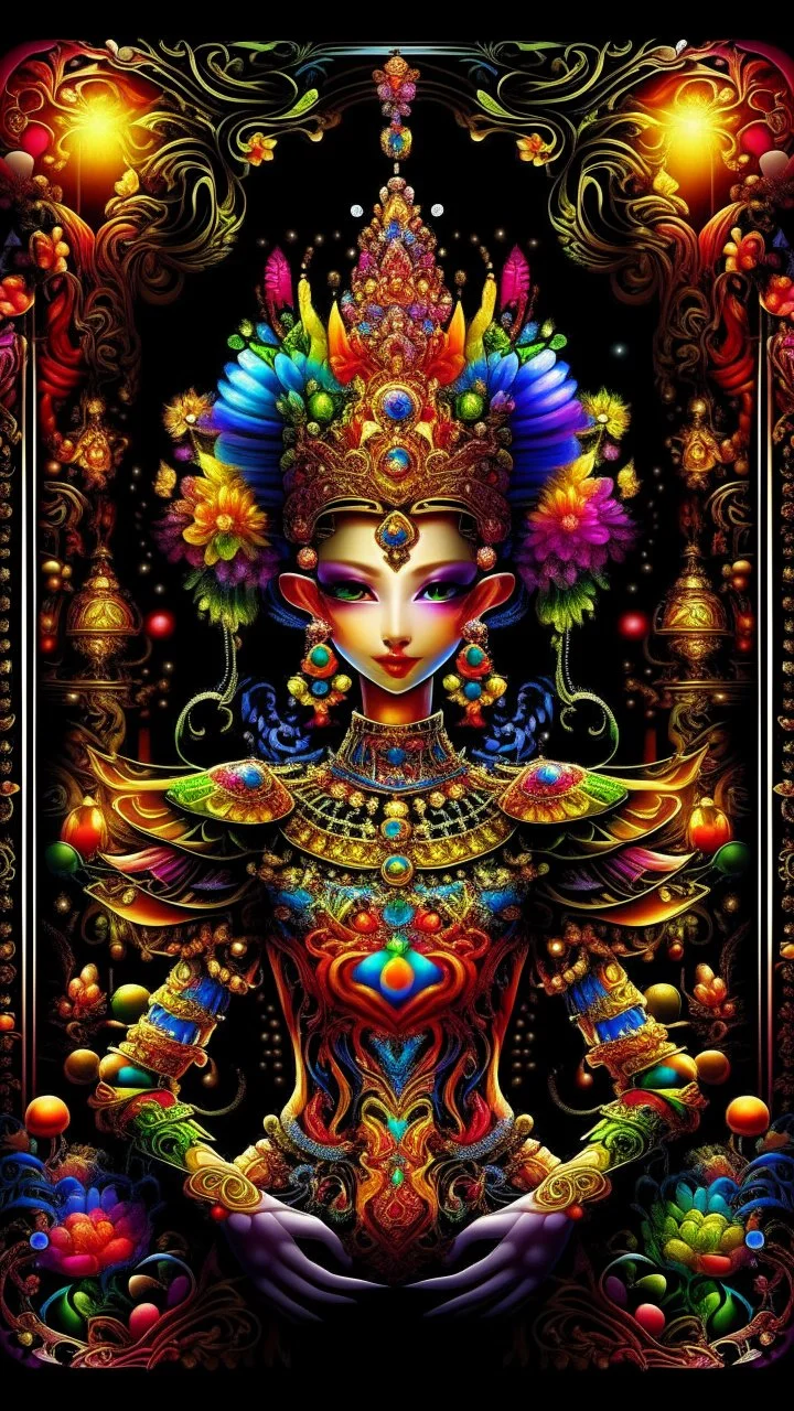 Centered, Ornate, Collectable Trading Card of lisa frank pattern fantasy character portrait of Crisp Digital Art, holiday nutcracker by Aleksi Briclot, T-Shirt Design, Black Background, Detailed Frame, Border, in SNES arcade game, ultra realistic, wide angle, intricate details, retro Nintendo bitmap pixel art, highly detailed by peter mohrbacher, wayne barlowe, , hajime sorayama aaron horkey, gaston bussiere, craig mullins