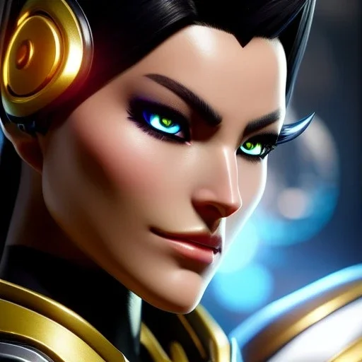 Ultra detailed fullbody Portrait in oil on canvas of overwatch character-ECHO with armor,extremely detailed digital painting,ultrarealistic skin,intense stare, extremely detailed face, crystal clear eyes, mystical colors ,perfectly centered image, perfect composition, rim light, beautiful lighting,masterpiece ,8k, stunning scene, raytracing, anatomically correct, in the style of Ohrai Noriyoshi and robert e howard and Steve Jung and Wizyakuza and Simon Bisley and uncannyknack and kilory.