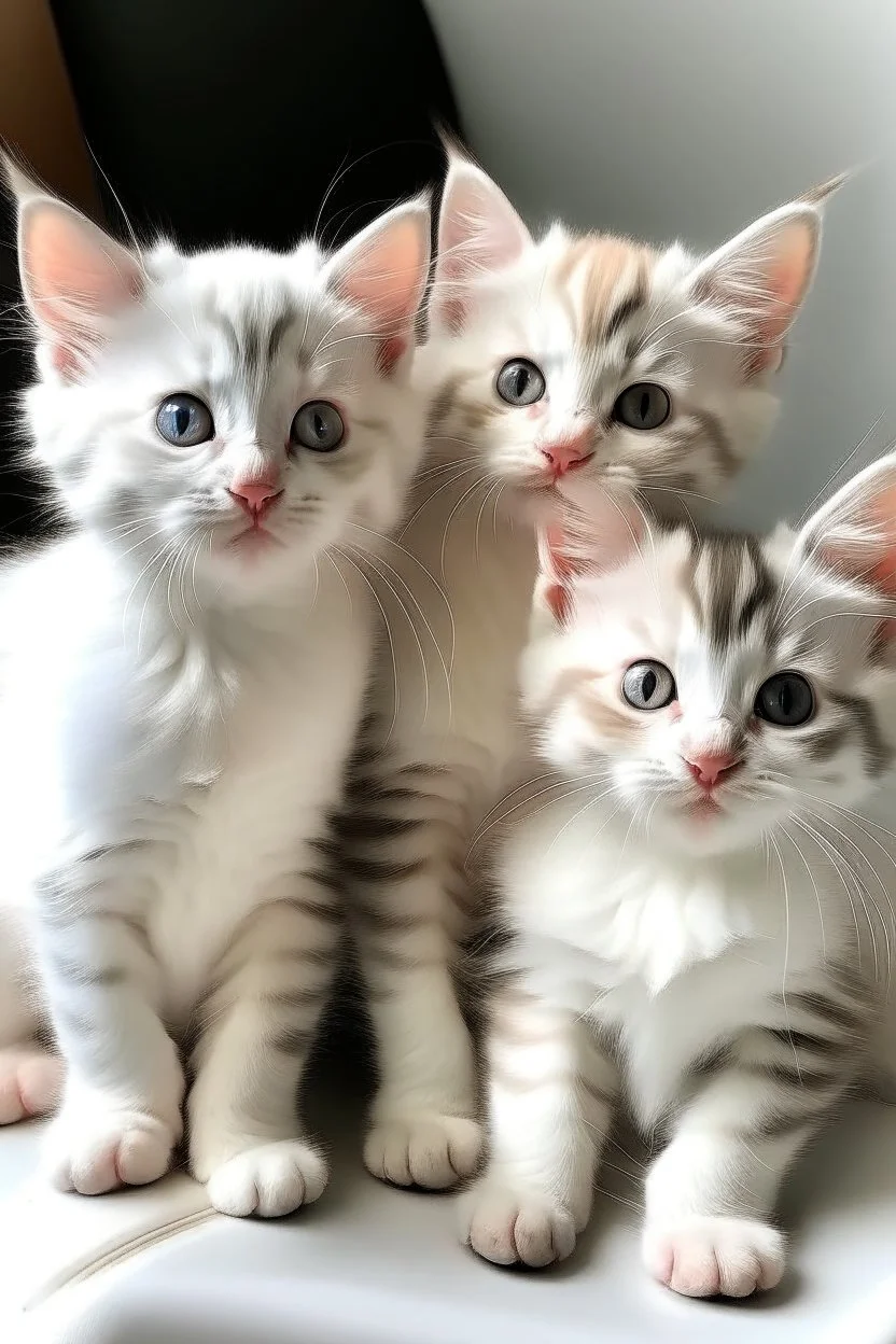 Soft color kittens