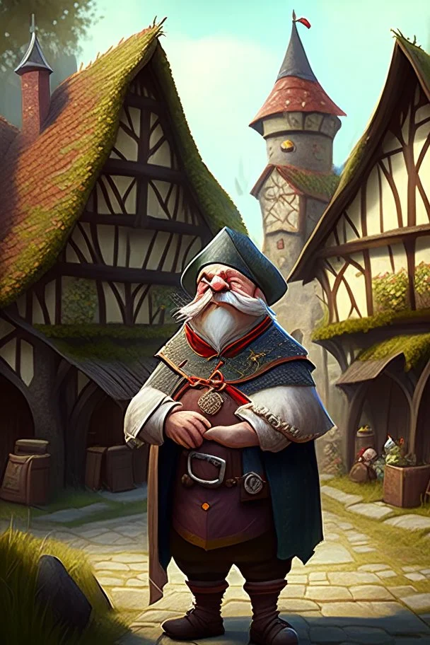 mayor of small medival village