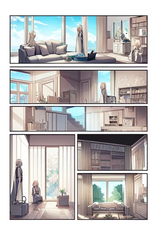 Comic Story, a Queen Batoul would sit with her team called the Tea Majlis. Her team consisted of: - Live Barbie game - Comedian Jim Carrey - Former U.S. President Donald Trump In a large room with wide windows from which the light of nature, light colors, plants, modern furniture, and modern interior design enter. They were thinking of a new interior design for the palace. Meanwhile, they drank cinnamon tea and watched series "Friends"