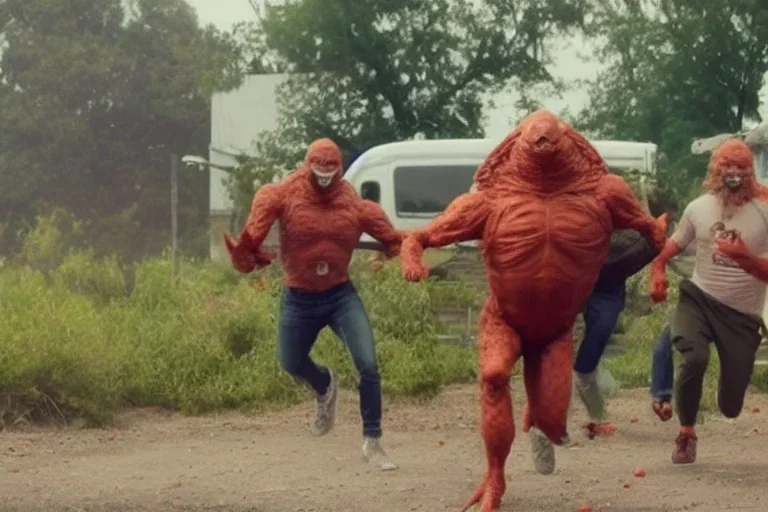 alien invasion tomato monster mexican armada brothers who are just regular brothers running in a van from an asteroid and all sorts of things the movie