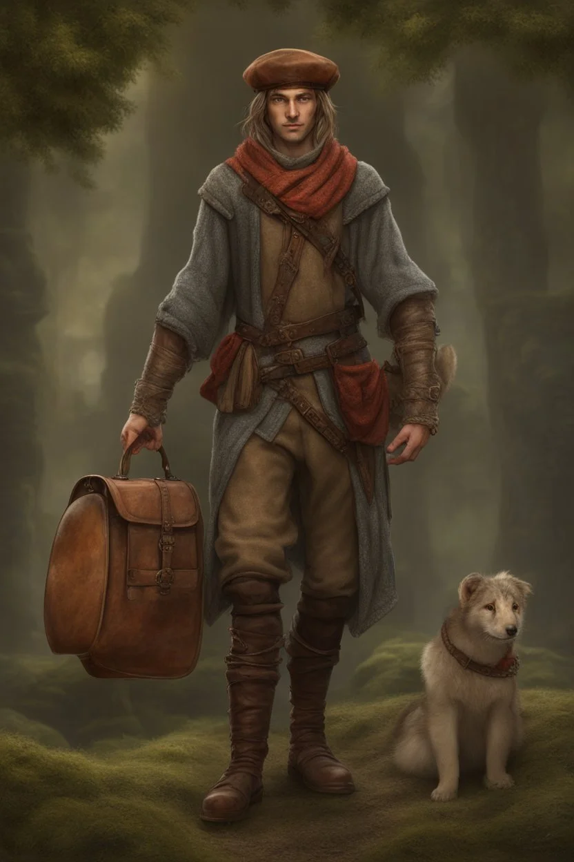Fantasy Medieval Traveler Male