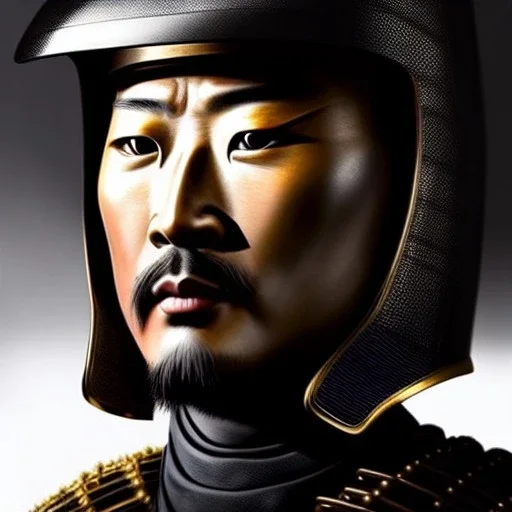 Ultra detailed fullbody Portrait in oil on canvas of medieval SAMURAI with armor,helmet,extremely detailed digital painting,ultrarealistic skin,intense stare, extremely detailed face, crystal clear eyes, mystical colors ,perfectly centered image, perfect composition, rim light, beautiful lighting,masterpiece ,8k, stunning scene, raytracing, anatomically correct, in the style of Simon Bisley and Ohrai Noriyoshi and robert e howard and Steve Jung and Wizyakuza and uncannyknack.