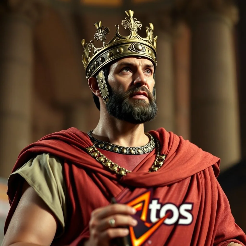 The Roman Emperor Claudius stars in a television commercial for Doritos