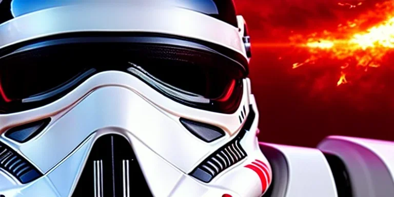 apocalypse, chaotic, magnificent, realistic, colorful, massive, epic, ray tracing, cinematic, 8k, HD, Ultra High Definition, photo film, film grain, hyper-detailed, Hyper detailed tarnished metal star wars storm trooper covered in blood