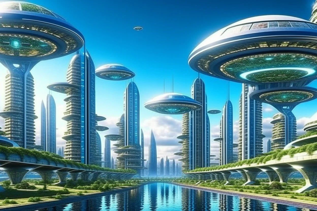 Technology of the future Show the world how it will be in the future