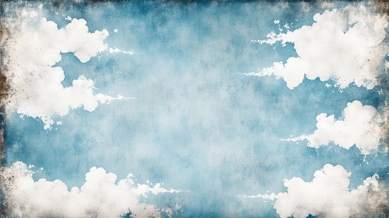 Hyper Realistic Sky-Blue & White Grungy-Rustic-Background