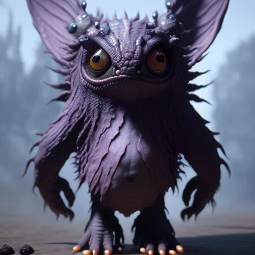 Cute fluid ink creature, big black eyes, unreal engine 5, 8k resolution, photorealistic, ultra detailed, by greg rutowski